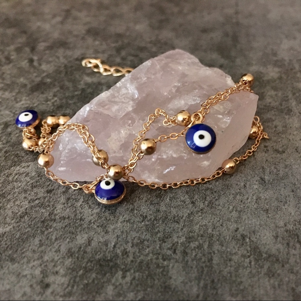 Evil Eye Anklet - Picture 2 of 5